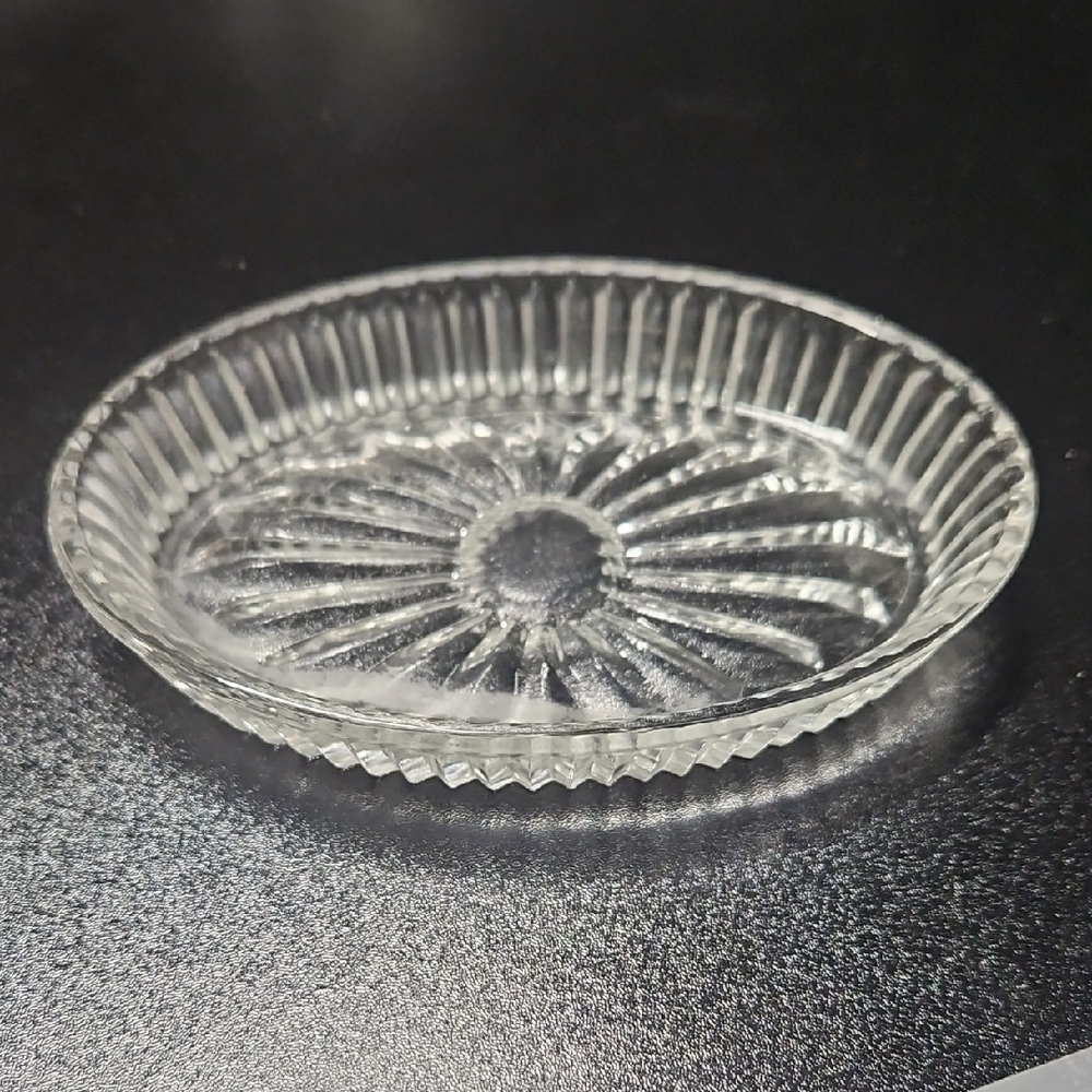 🟡Elegant Clear Glass Soap Dish🟡